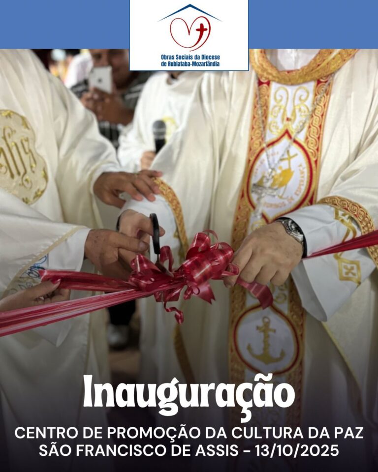 INAUGURAÇÃO DO CENTRO DE PROMOÇÃO DA CULTURA DA PAZ SÃO FRANCISCO DE ASSIS